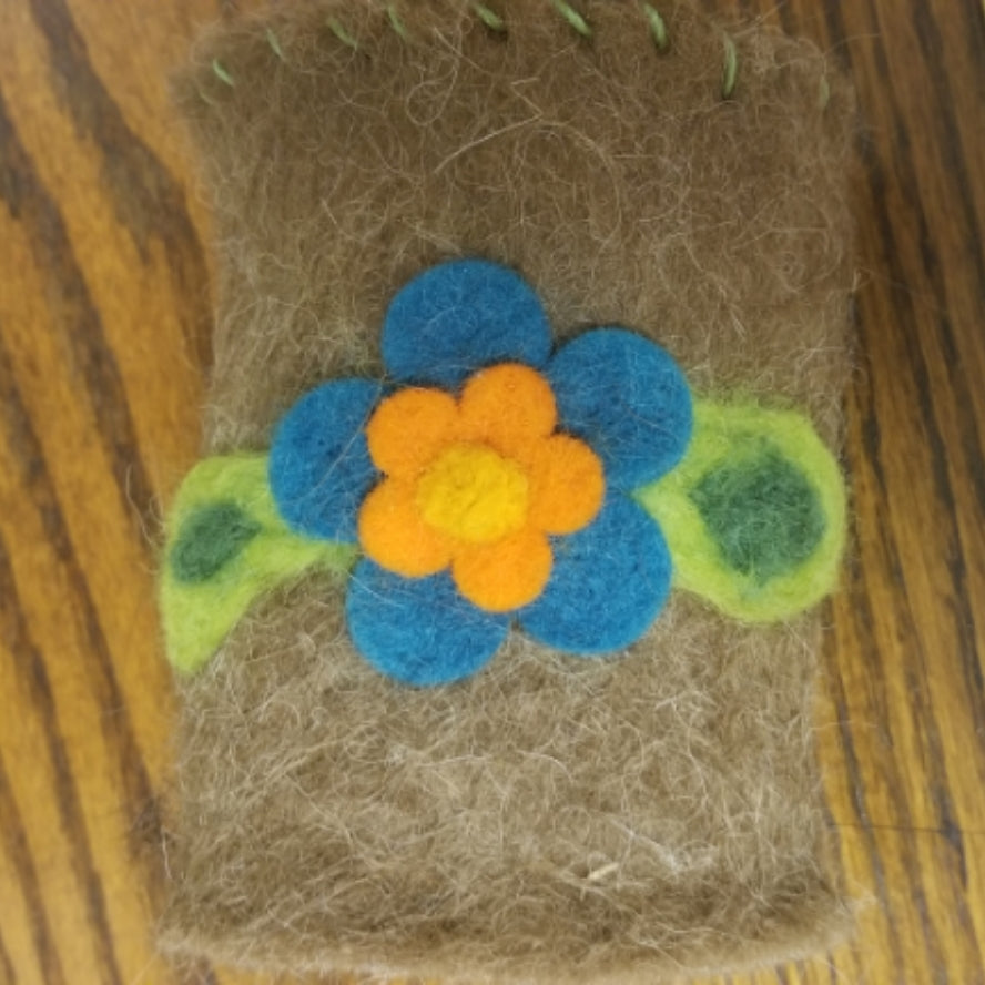 Alpaca Koozies With Flowers